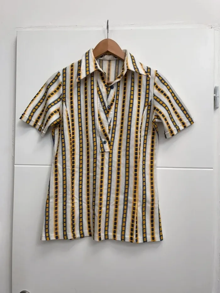 Superbe chemise Polo vrai vintage 🌸 36 38 40 - photo numéro 7