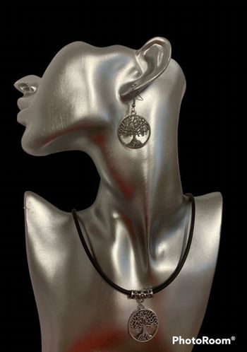 Parure de bijoux collier et boucles d’oreilles