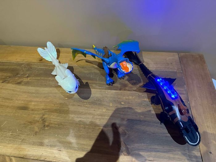 Playmobil dragon, furie, Krokmou et tempête - photo numéro 2