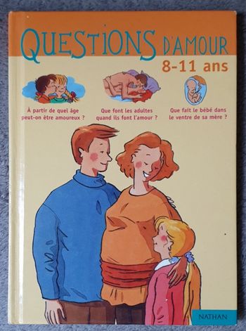 Livre "Questions d'amour pour les 8-11 ans" / Nathan