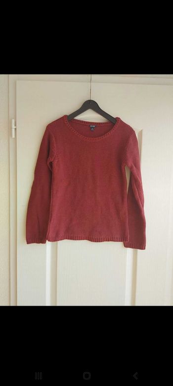 Pull kiabi 8 ans couleur grenat