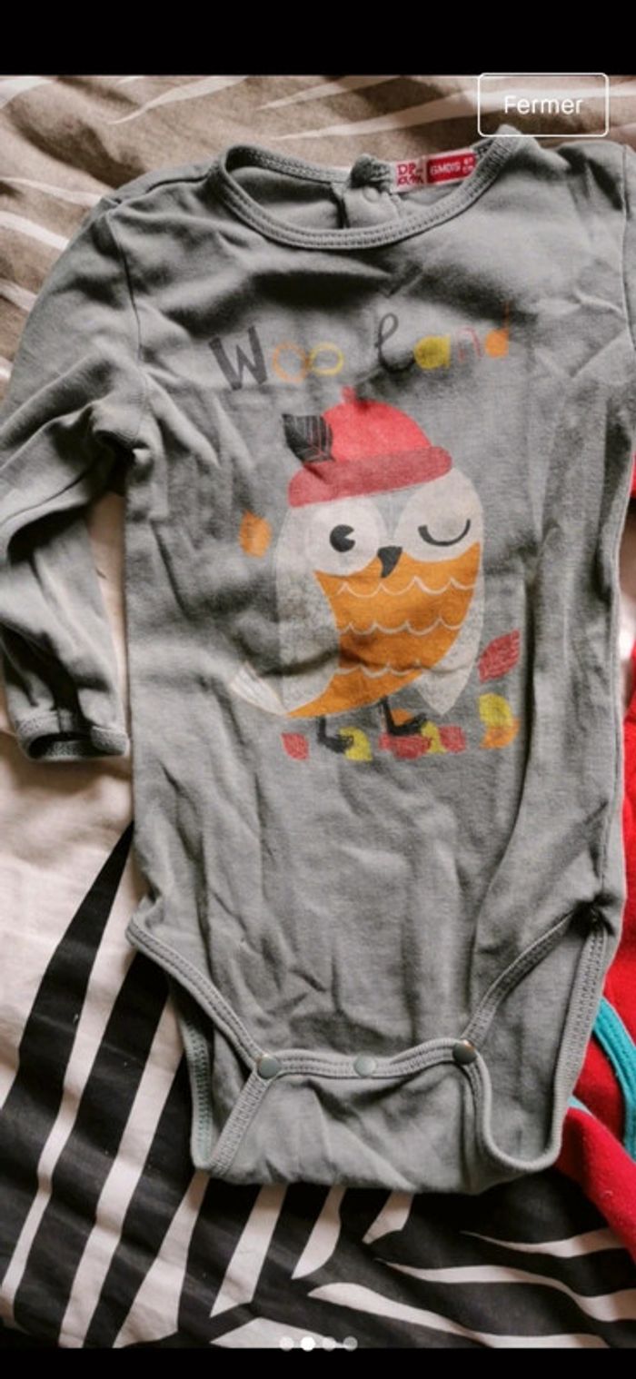 Lot de 3 body 6 mois - photo numéro 2