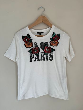 T-shirt Maje sequins