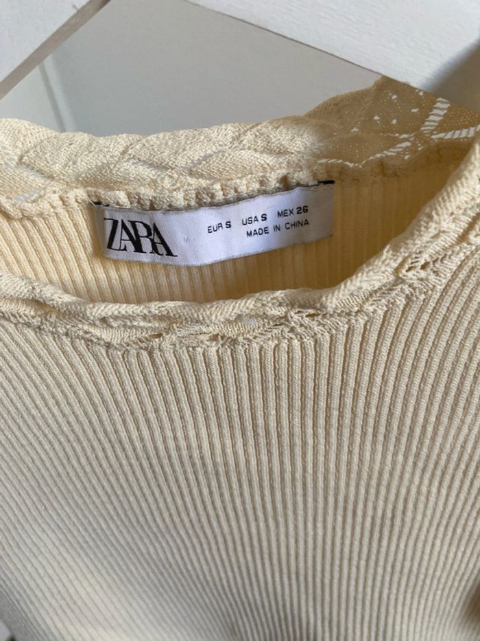 Haut Zara broderies - photo numéro 3
