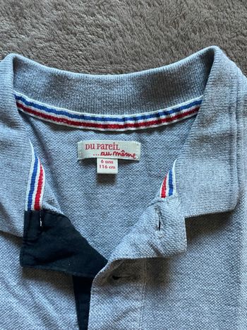 Polo manches longues garçon