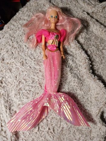 Barbie vintage sirene rose