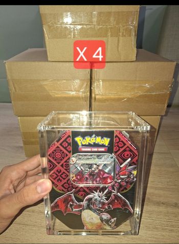 Lot de 4 acryliques pour pokebox Pokémon aimantée épaisse 8mm anti uv