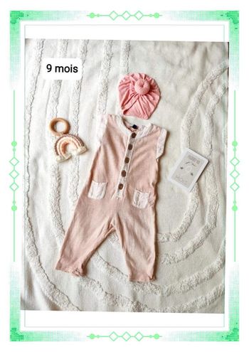 Combinaison bébé fille 9 mois