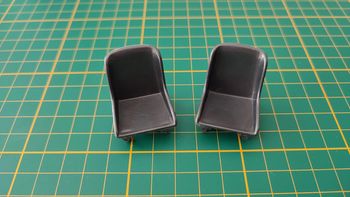 Lot x2 sièges avant 3011-7159 pièce Ferrari gto 1962 miniature maquette 1/18 1/18e burago #B73