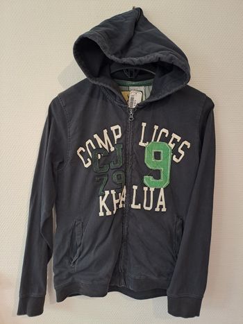 Gilet zippé,  complice, 11 ans