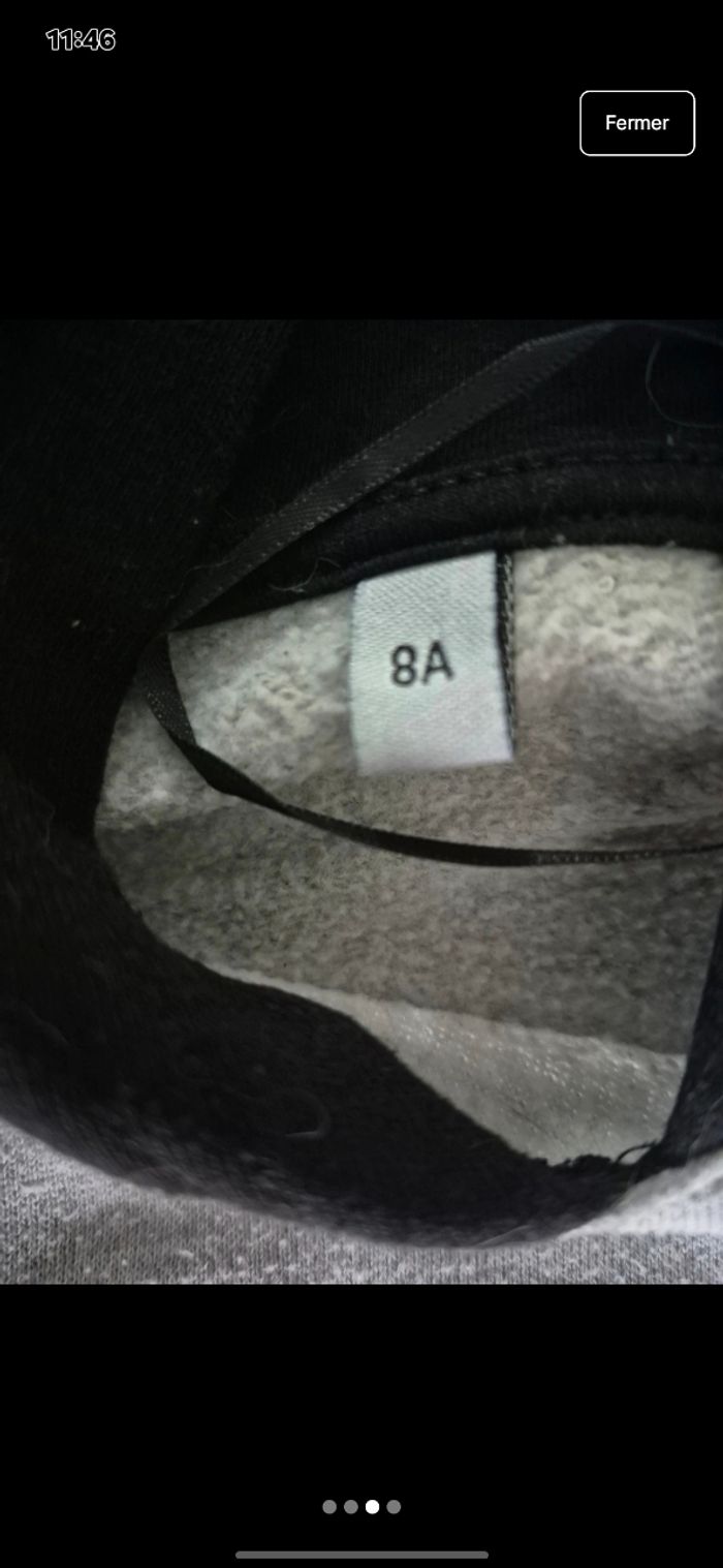 Sweat a capuche garçon 8 ans - photo numéro 3