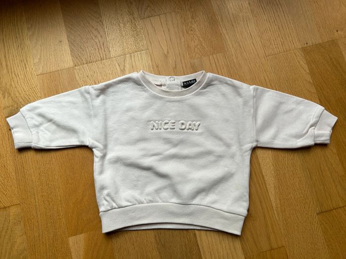 Sweat « nice day » kiabi bébé fille
