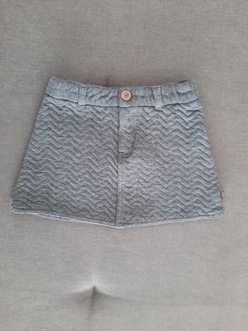 Jupe molletonnée Okaïdi 4 ans grise