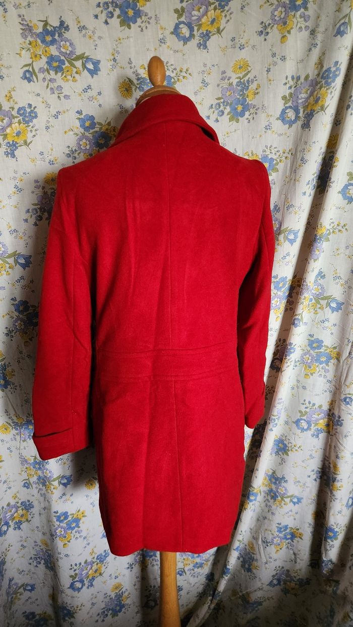 Manteau pardessus rouge Vintage - photo numéro 2