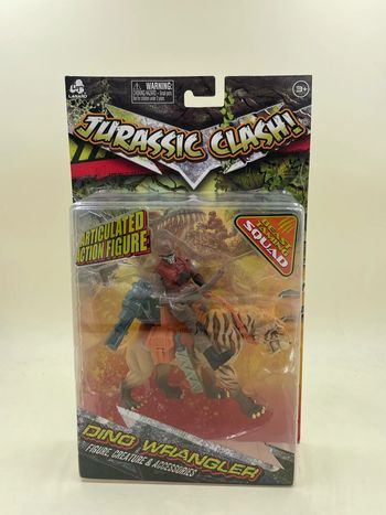 Jurassic Clash Dino Wrangler Sabertooth Tiger Lanard 2018 neuf