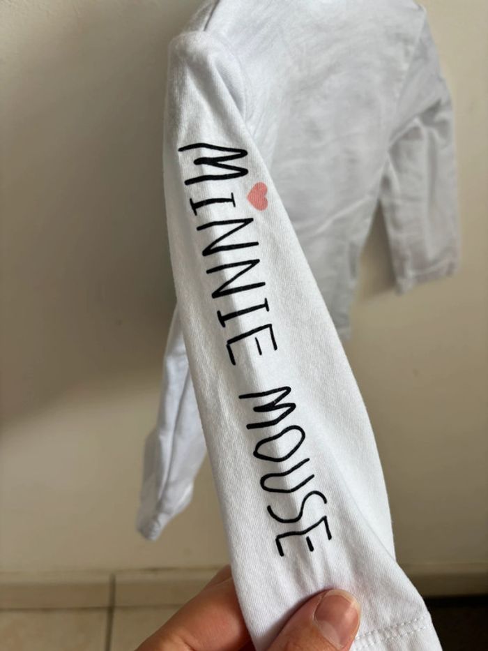 T-shirt manches longues Minnie Disney 6 mois - photo numéro 5