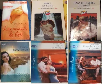 Lot 6 livres collection Harlequin Azur, Prelud, Duo et Best sellers