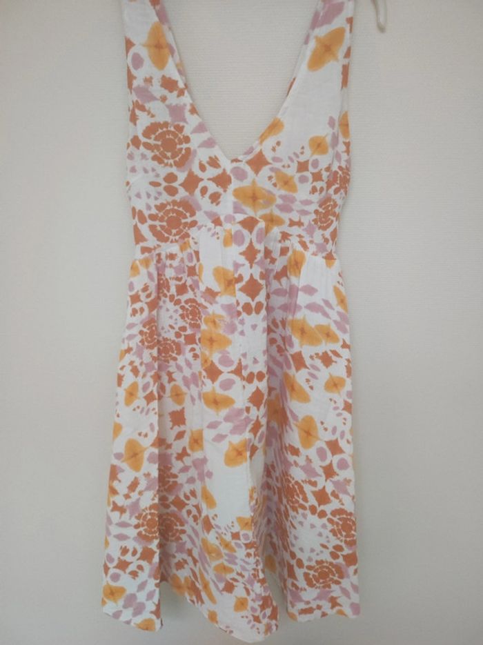 Robe dos nu en gaze de coton - photo numéro 5