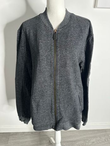 Sweatshirt cardigan zip gris foncé Dr. Martens TXXL