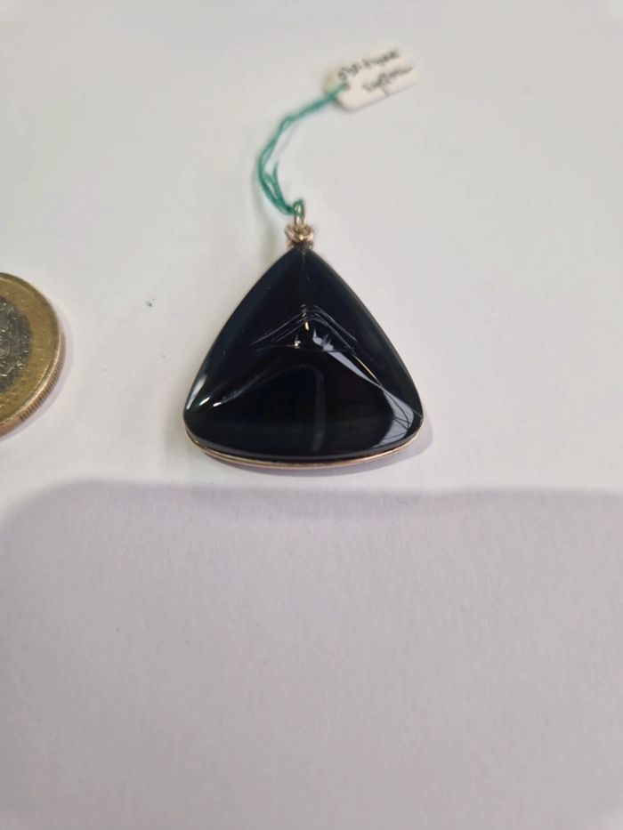 Pendentif obsidienne arc en ciel suprême oeil - photo numéro 3