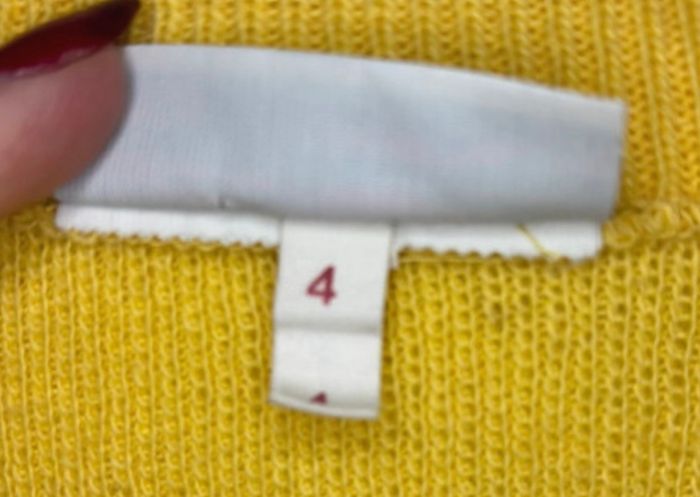 💛Pull Vintage Comme Neuf Lacoste Jaune Pâle/ Moutarde - Taille M(38/40) - photo numéro 5