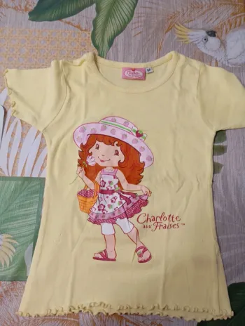 Tee shirt fille taille 6 ans(369)