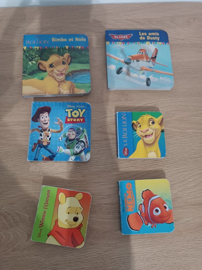 Lot de 6 petits livres Disney – Le Roi Lion, Nemo, Toy Story, Winnie, Planes - photo numéro 2