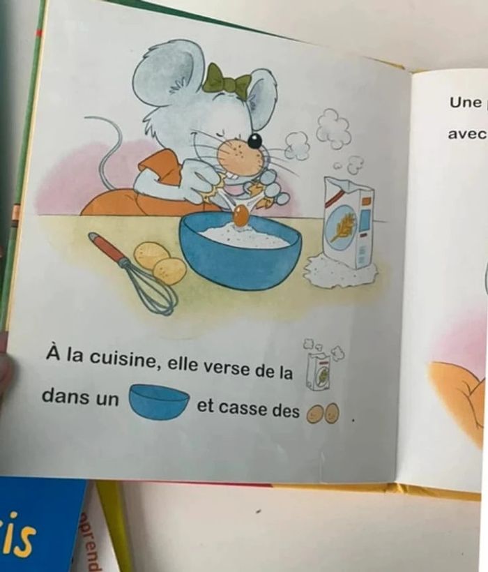 Livre histoire à deux voix sourimousse cuisine - photo numéro 4