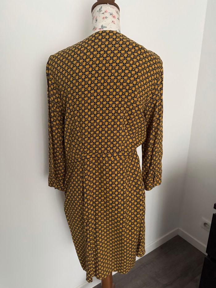 Robe jaune à motifs Promod taille 40 ou L - photo numéro 10