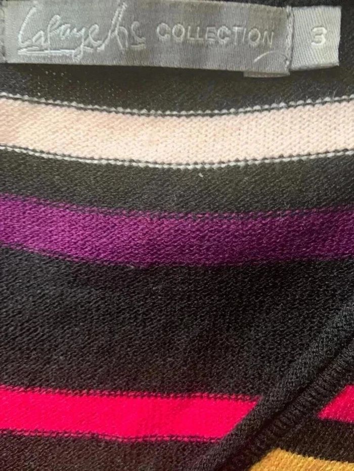 Pull rayé Lafayette collection taille 3 - photo numéro 2