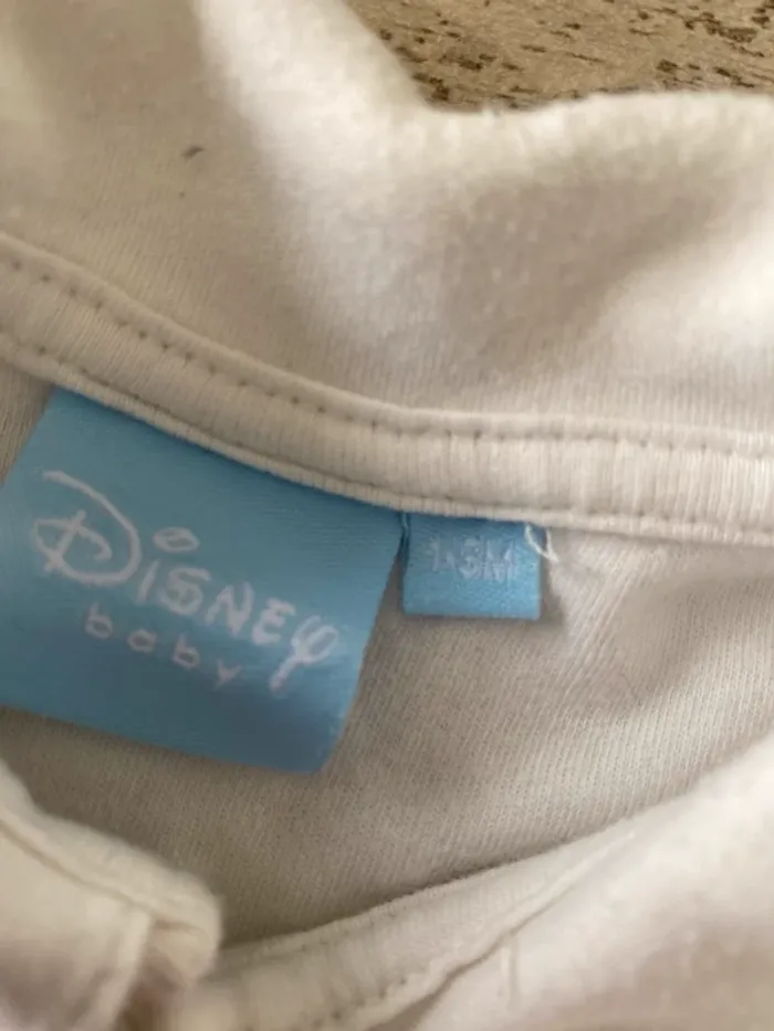 Ensemble bébé fille polo Disney  + pantalon + chaussettes 1/3mois - photo numéro 5