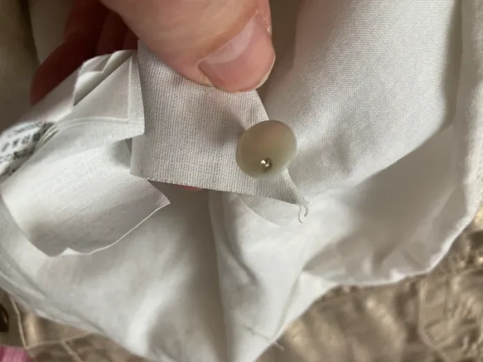 Bonpoint 🍒 haut + short en lin beige doré 8 ans - photo numéro 14