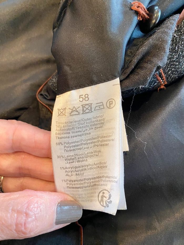 Veste noir chiné - photo numéro 8