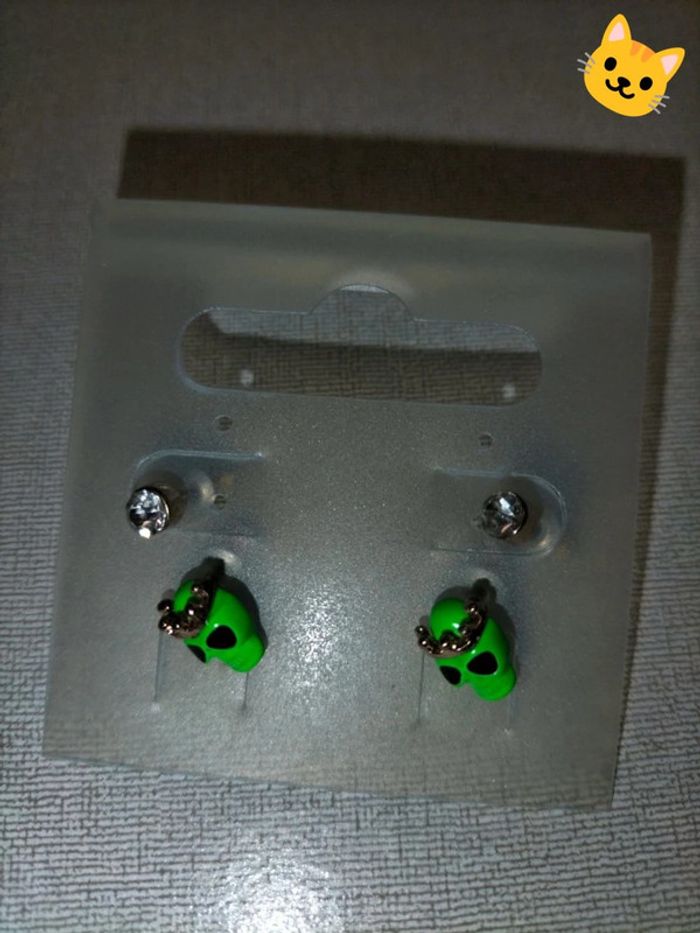 Boucles d'oreilles clou