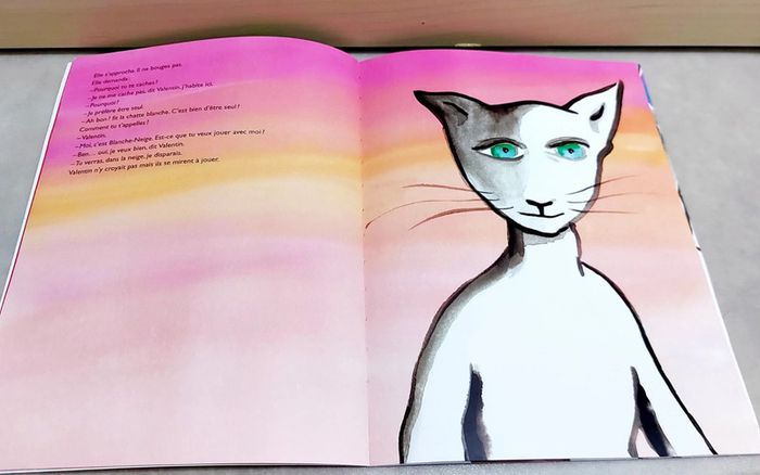 🌺 Livre (école des loisirs) : Le chat rouge - photo numéro 3