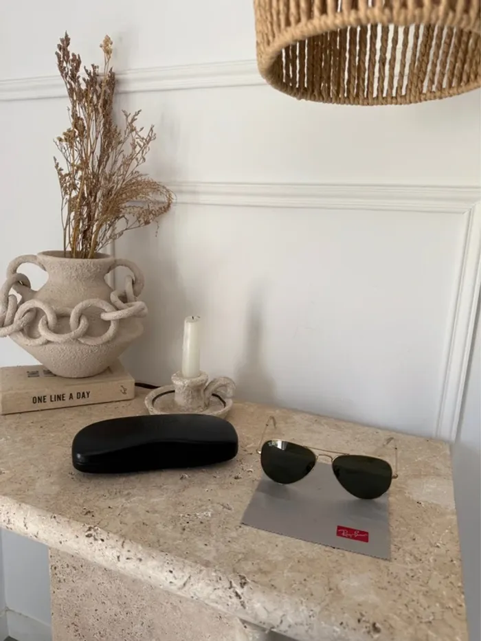 Lunettes de soleil ray ban police aviator RB3025 large métal Sonnenbrillen Sunglasses Gafas sol - photo numéro 5
