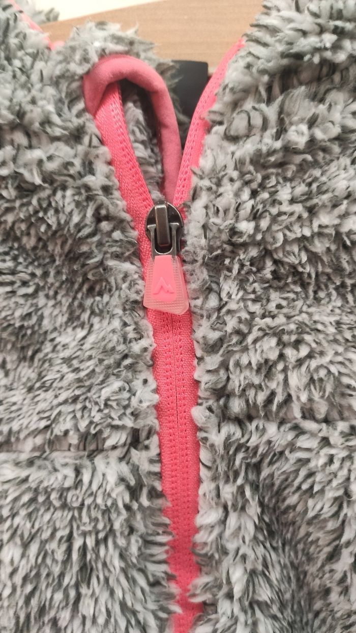 Veste polaire grise et corail 4 ans McKinley - photo numéro 5