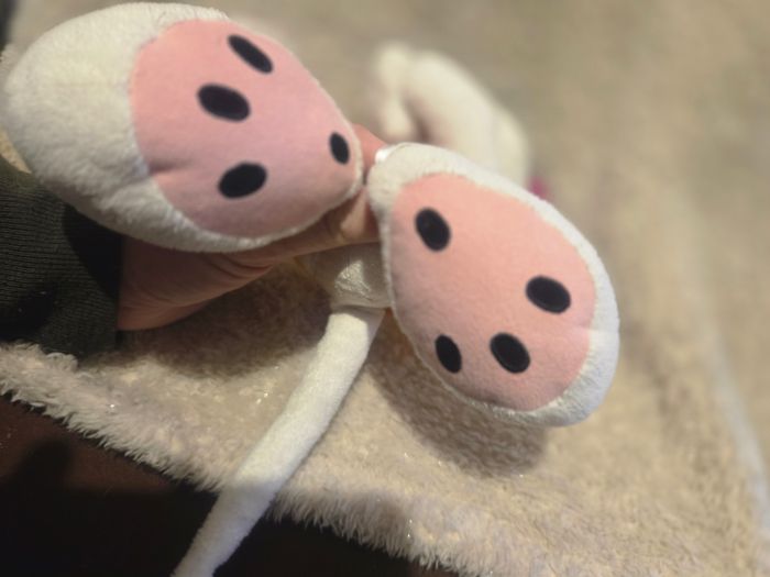 Peluche diddlina avec sa robe orange - photo numéro 5