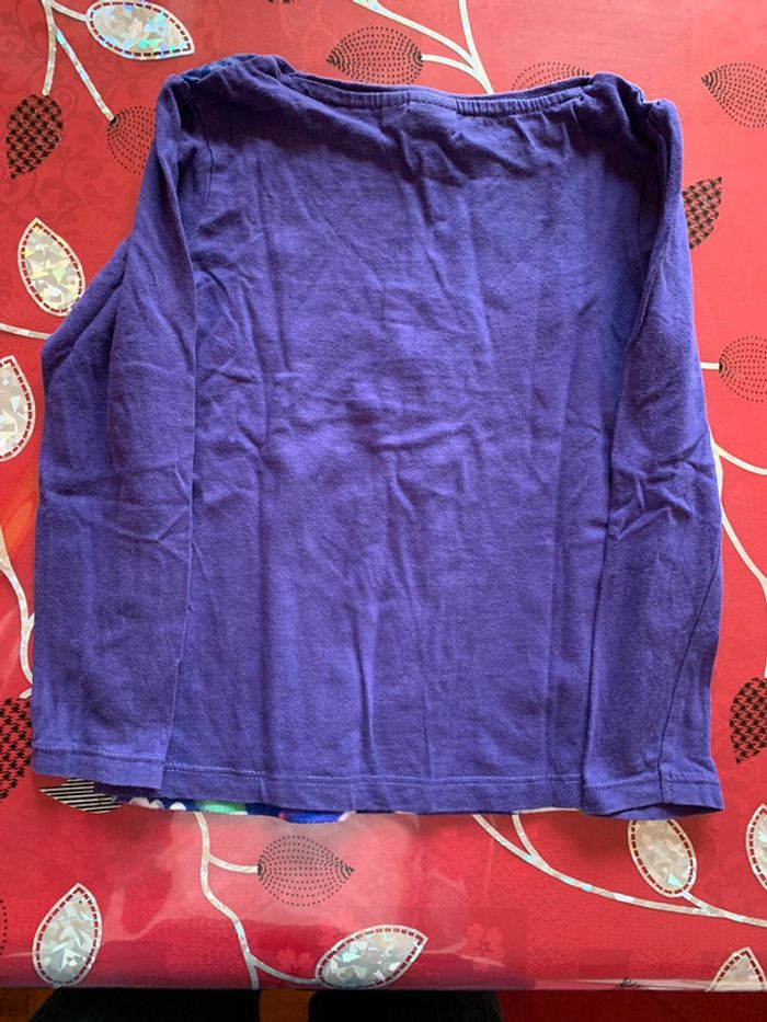 Tee-shirt manches longues fille 5 ans Disney - photo numéro 2