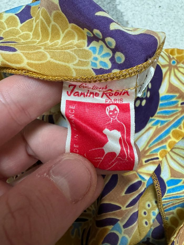 Robe vintage Janine Robin Taille unique - photo numéro 3