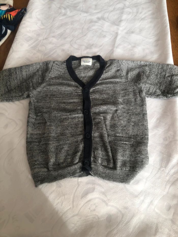 Gilet 18 mois gris