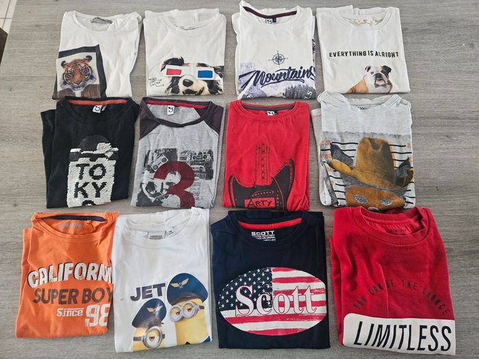 Lot de 12 vêtements garçon 10 ans