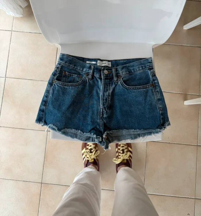 Short en jean Mango