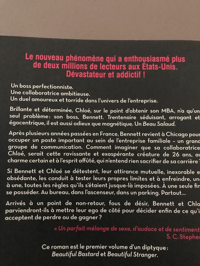 Livre Beautiful bastard - photo numéro 3