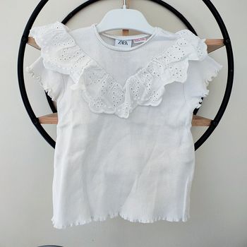 18 24 mois teeshirt été côtelé Zara 86 cm