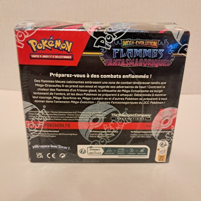 Display pokémon Méga Evolution 2 Flammes fantasmagorique ME2 ME02 scellé sans trou ni déchirure FR - photo numéro 5