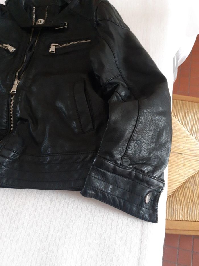 Blouson simili cuir kid star - photo numéro 3