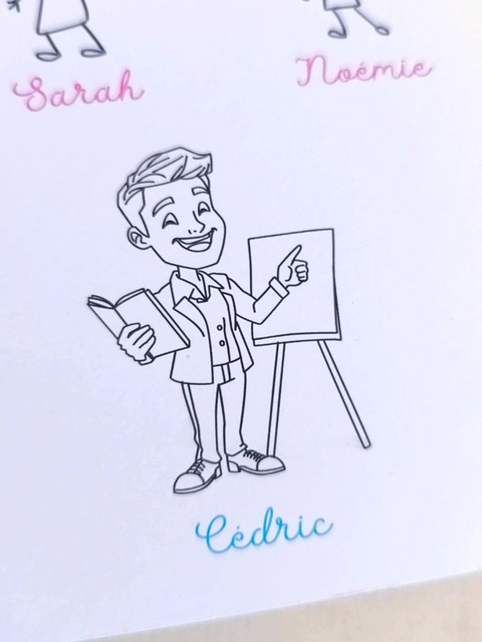 Magnifique Affiche format A4 cadeau Maître - photo numéro 5