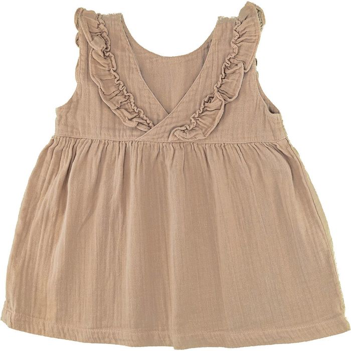 La Petite Collection Robe sans manche 24 mois en coton bio