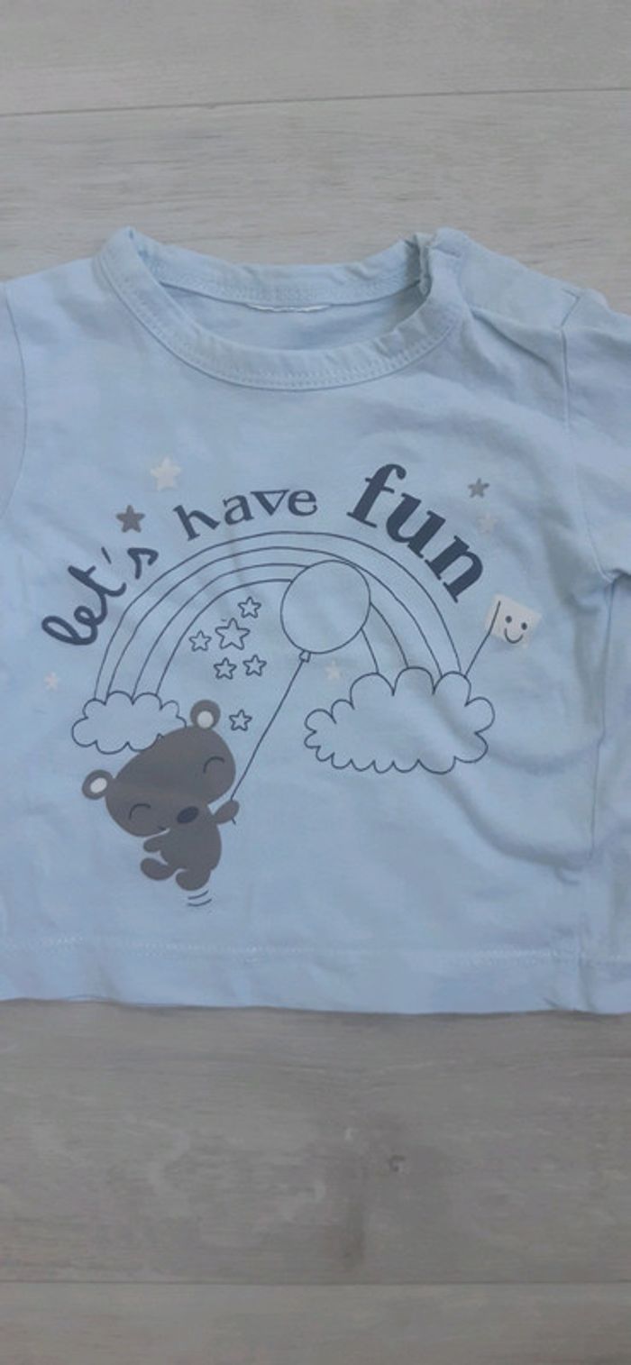 Haut manches longues - 1 mois - photo numéro 3